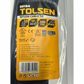 Tolsen 14.5-in. /370mm x 3.6mm Black Cable Tie UV Rated Nylon, 100PK 50164